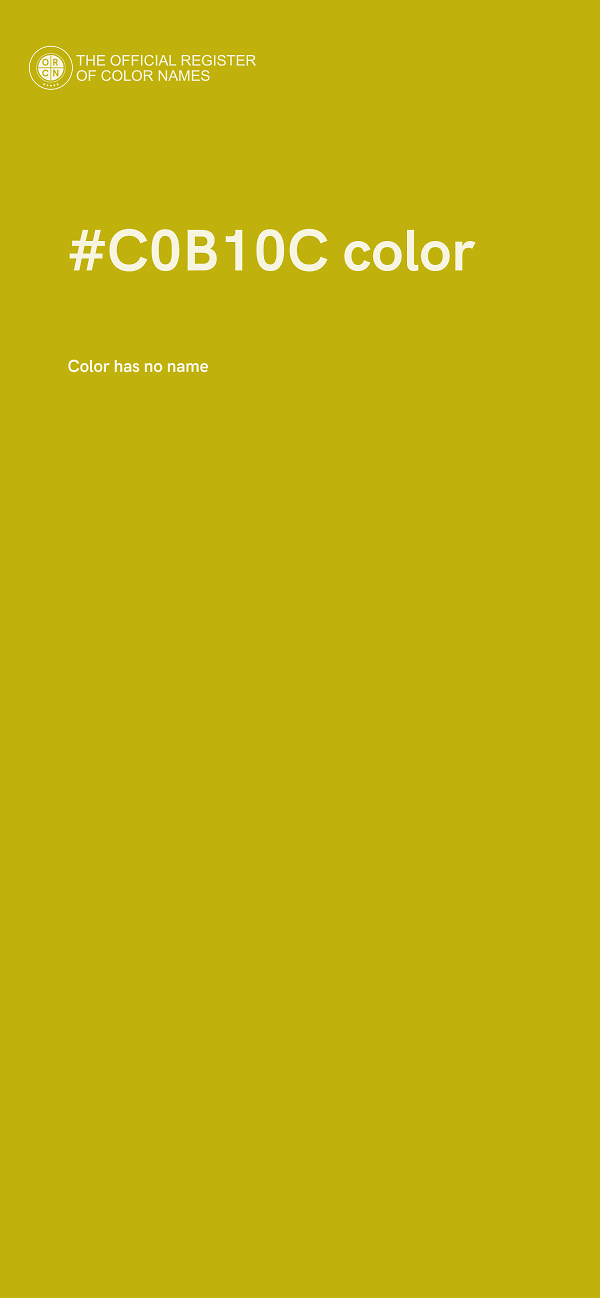 #C0B10C color image