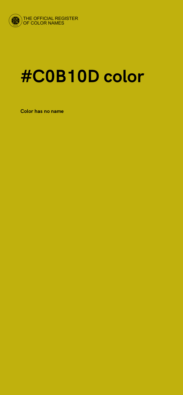 #C0B10D color image