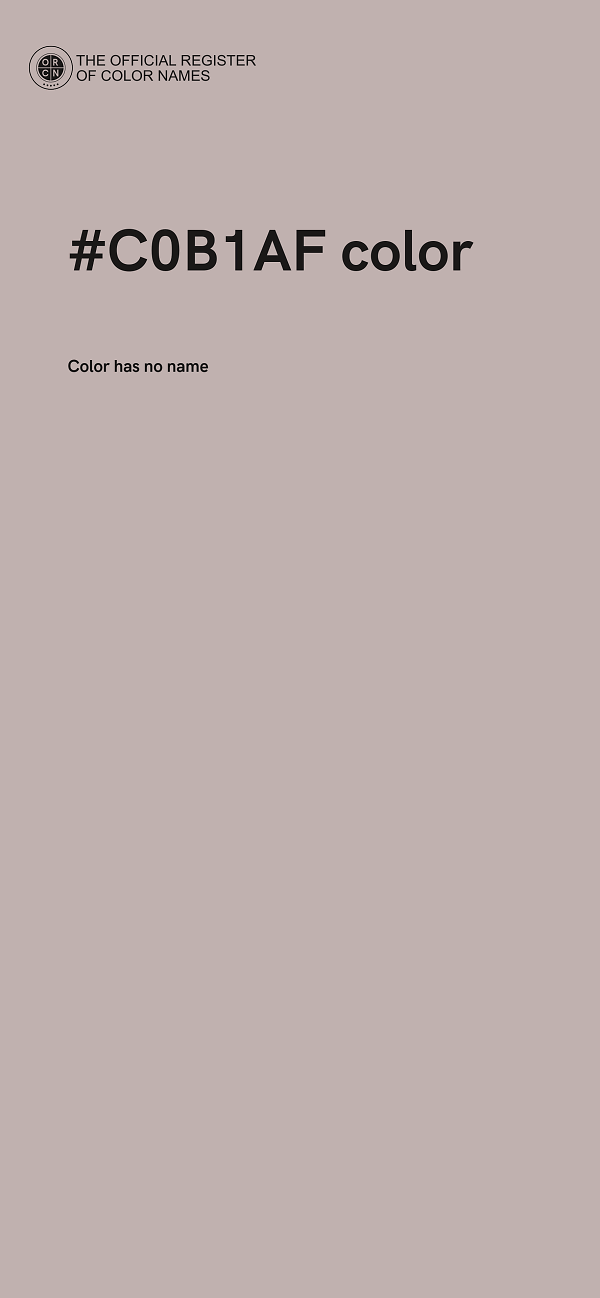#C0B1AF color image