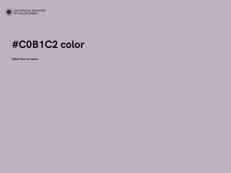 #C0B1C2 color image