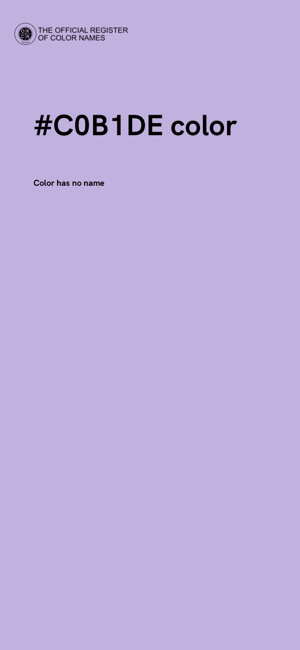 #C0B1DE color image