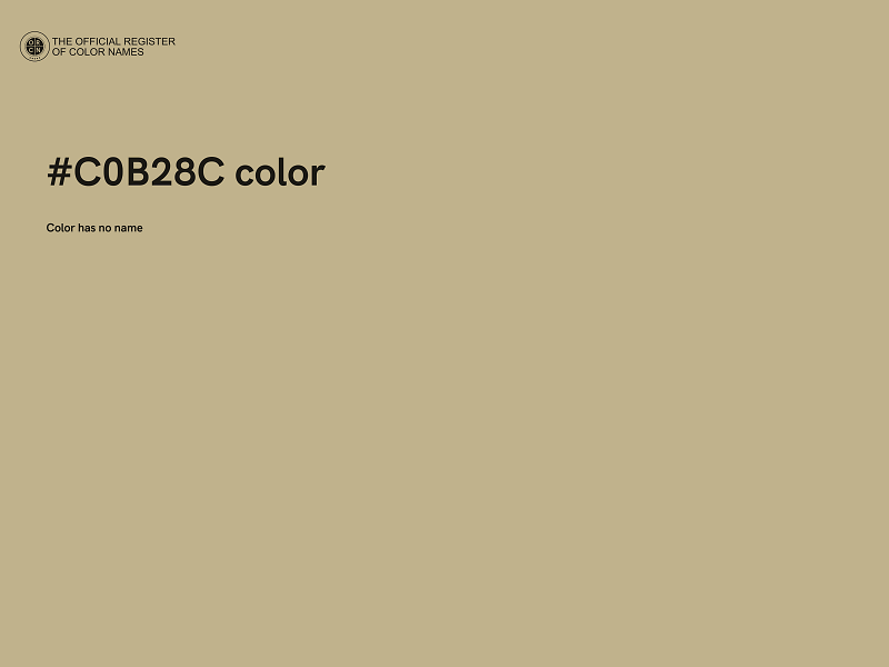 #C0B28C color image