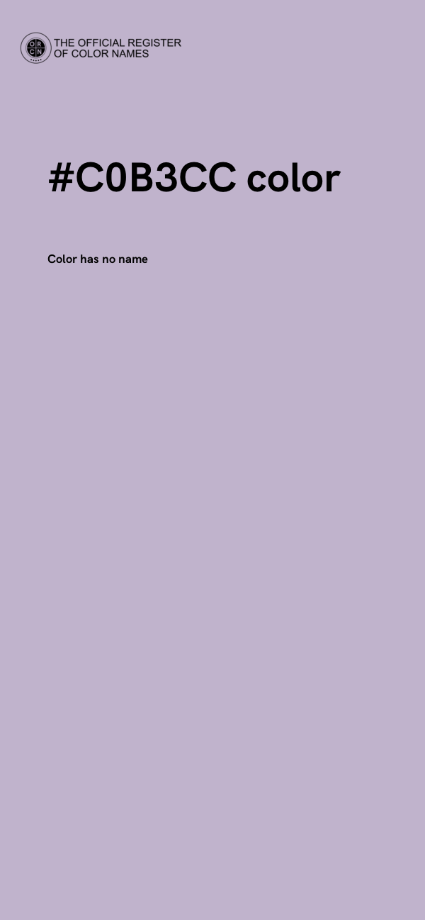#C0B3CC color image