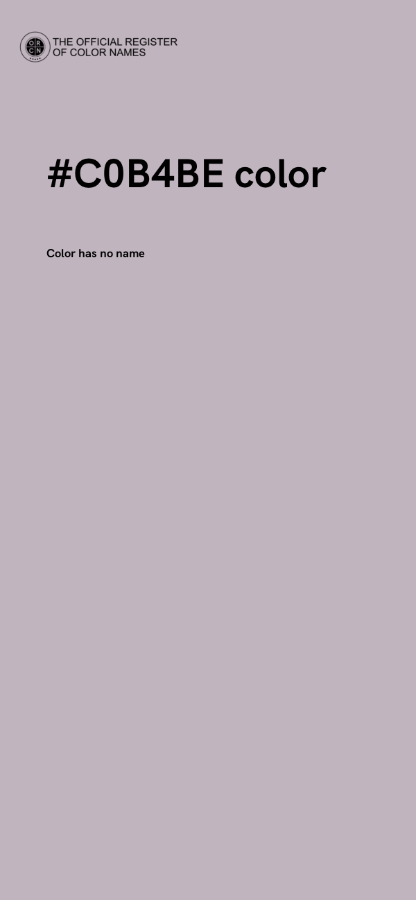 #C0B4BE color image