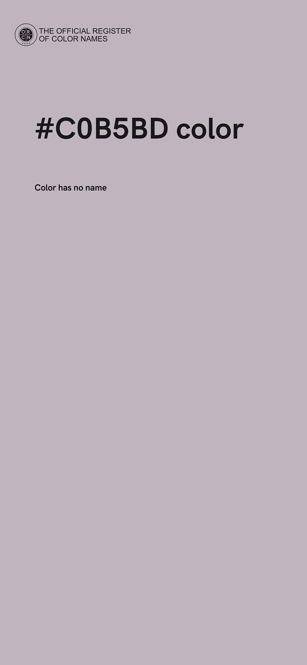 #C0B5BD color image