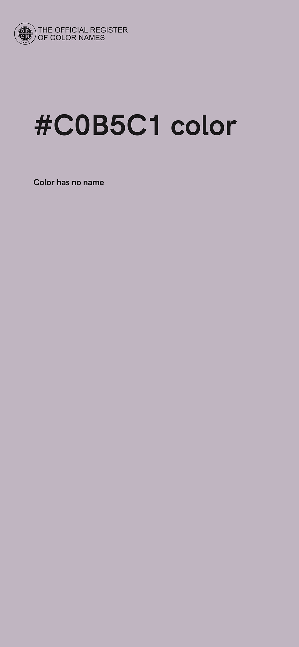 #C0B5C1 color image