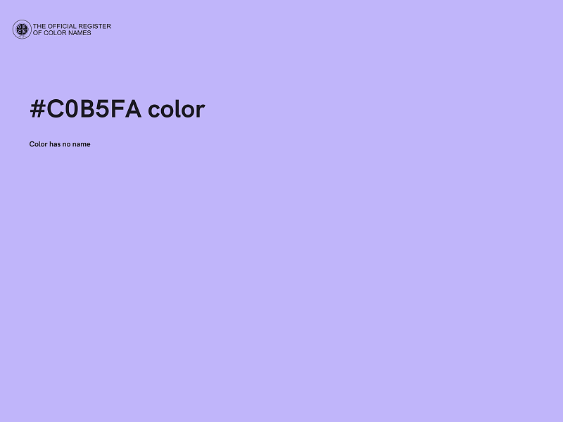 #C0B5FA color image