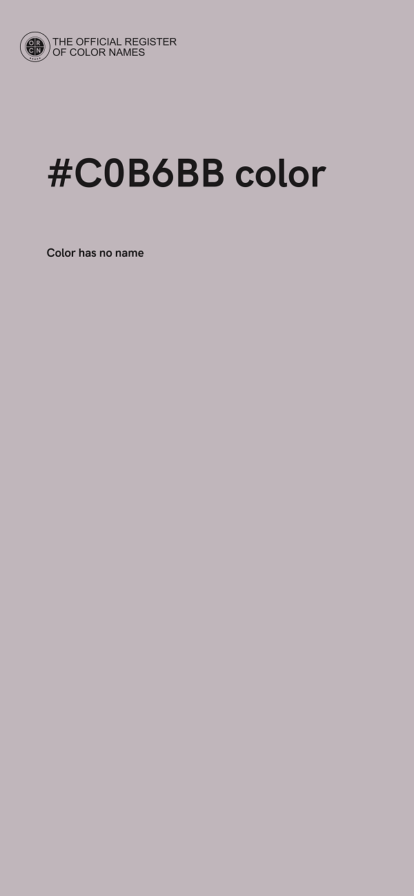 #C0B6BB color image