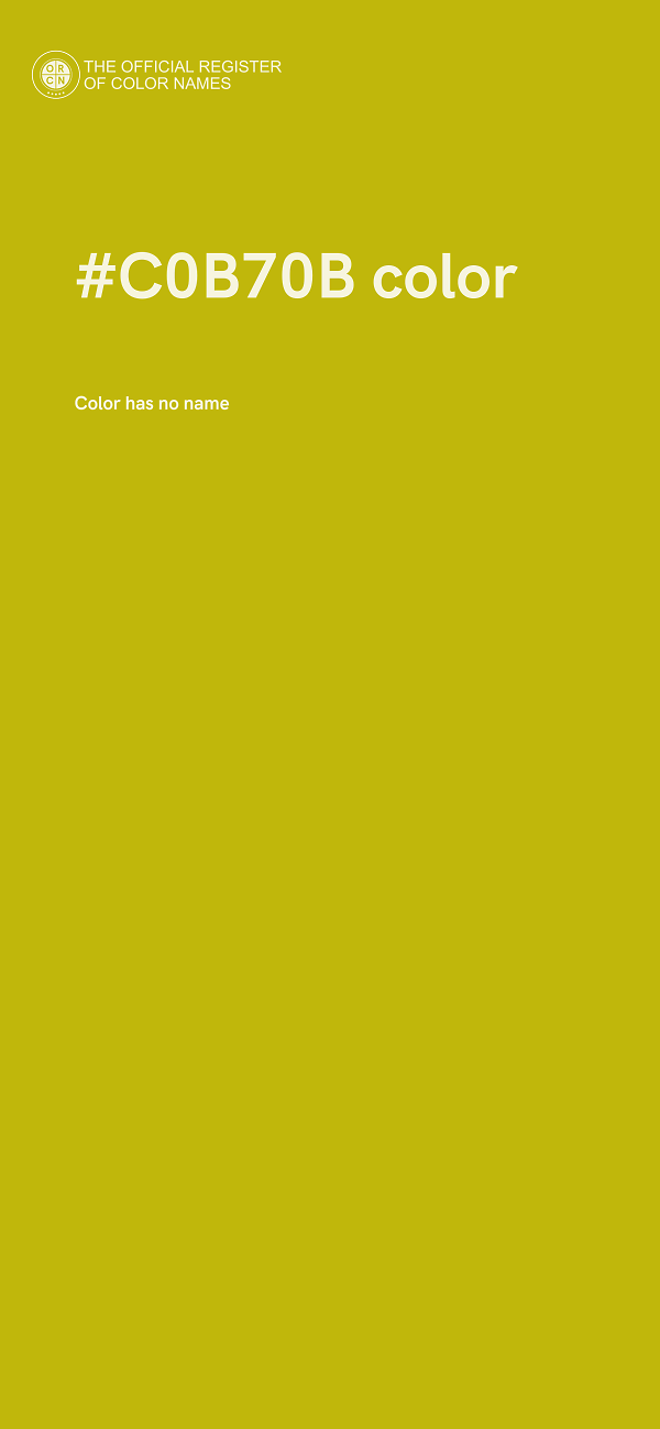 #C0B70B color image