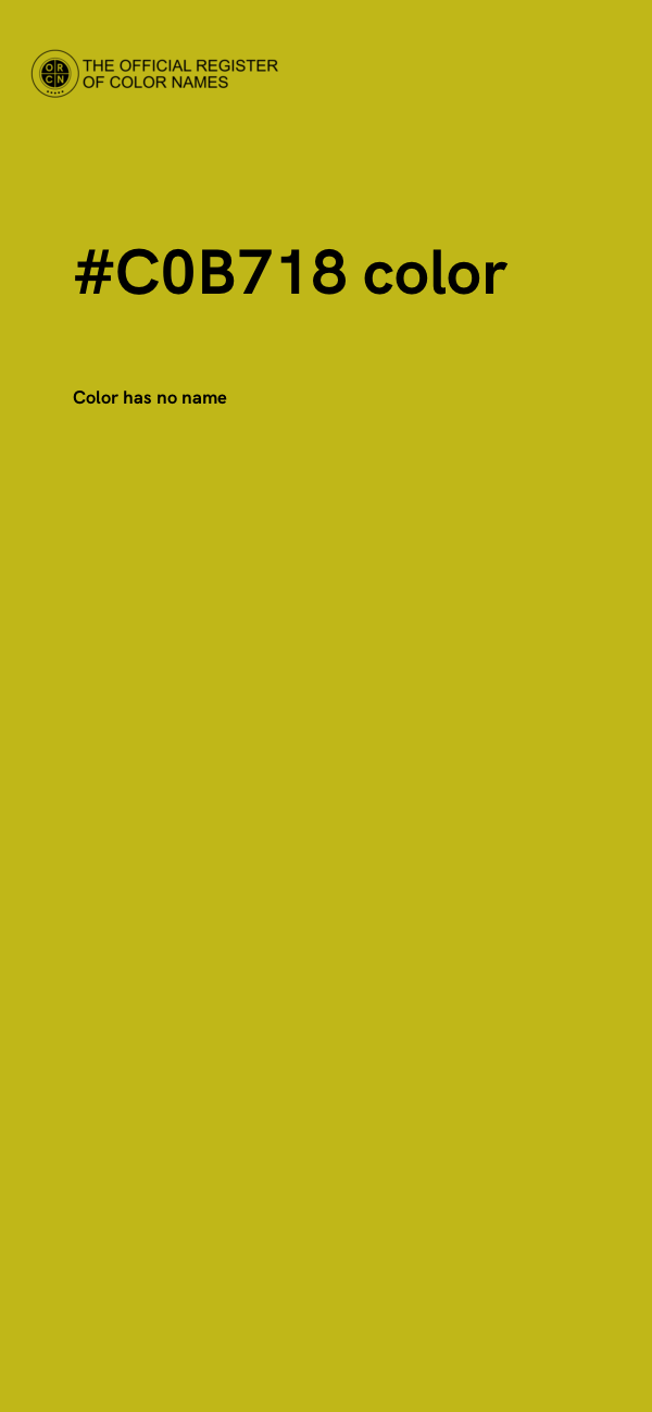 #C0B718 color image