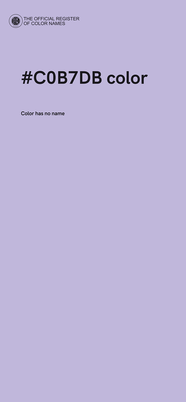 #C0B7DB color image