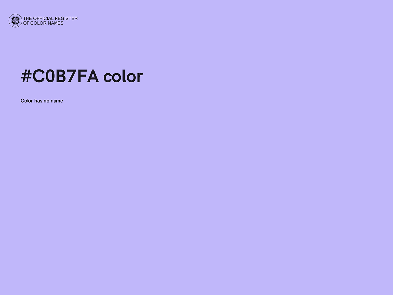 #C0B7FA color image