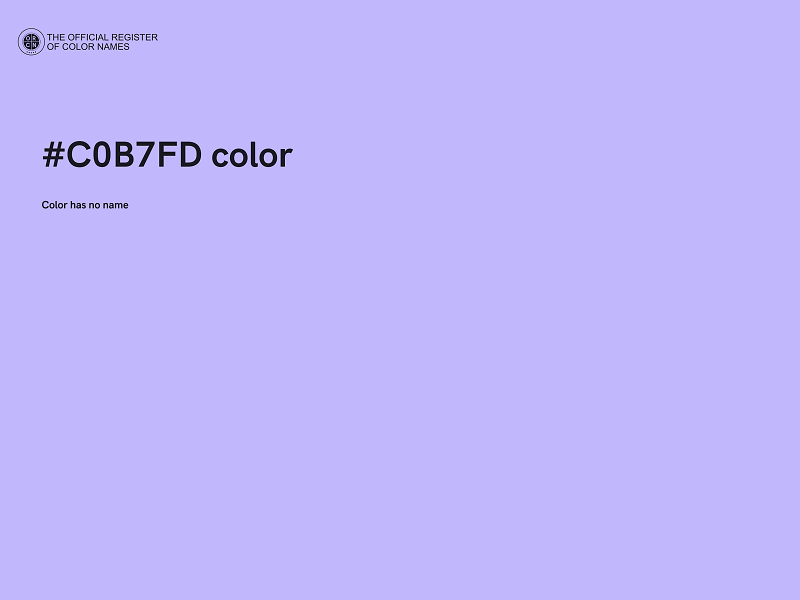 #C0B7FD color image