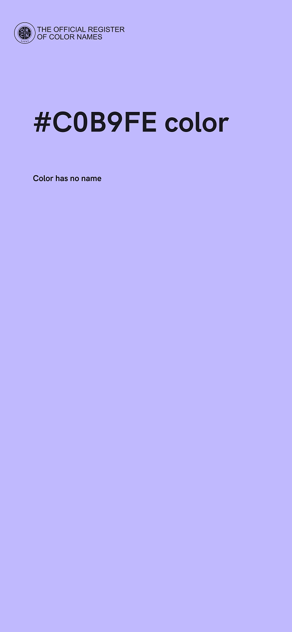 #C0B9FE color image