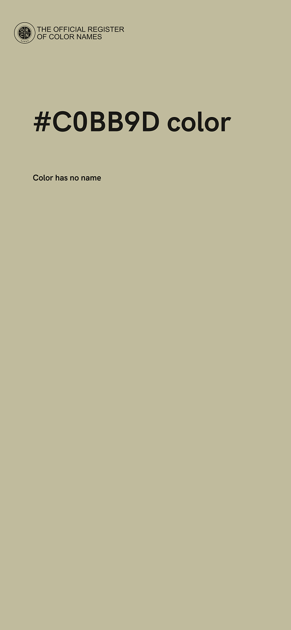 #C0BB9D color image