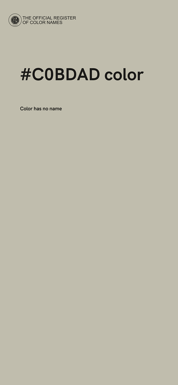 #C0BDAD color image