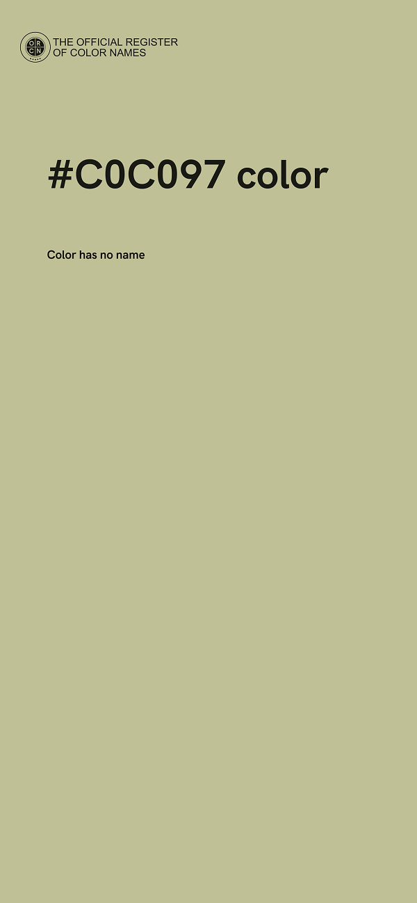 #C0C097 color image
