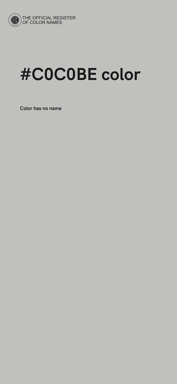 #C0C0BE color image
