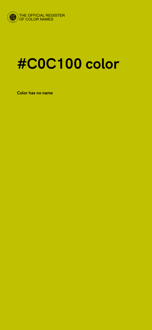 #C0C100 color image