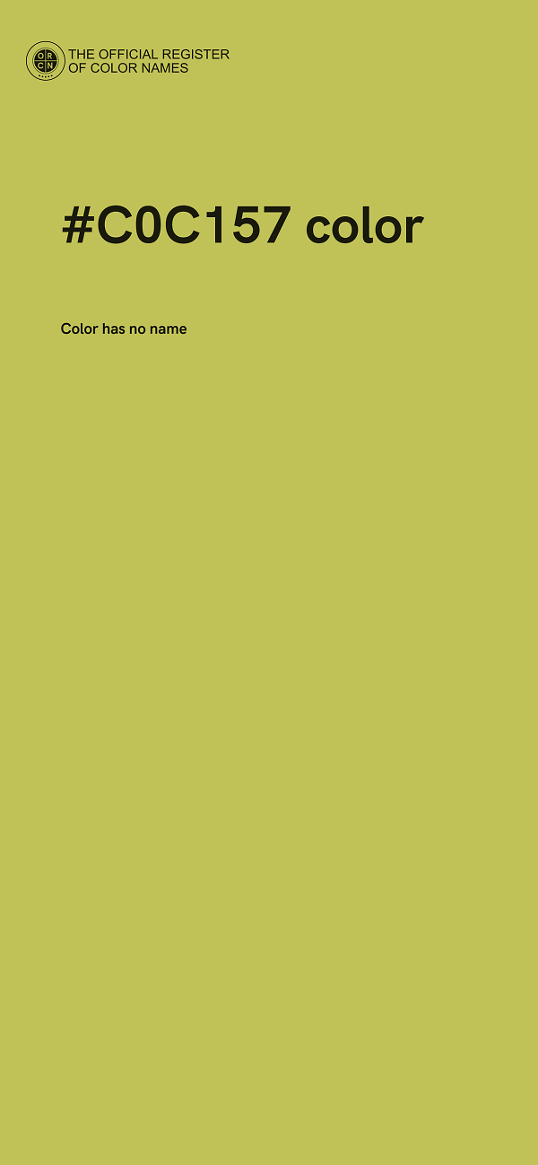 #C0C157 color image
