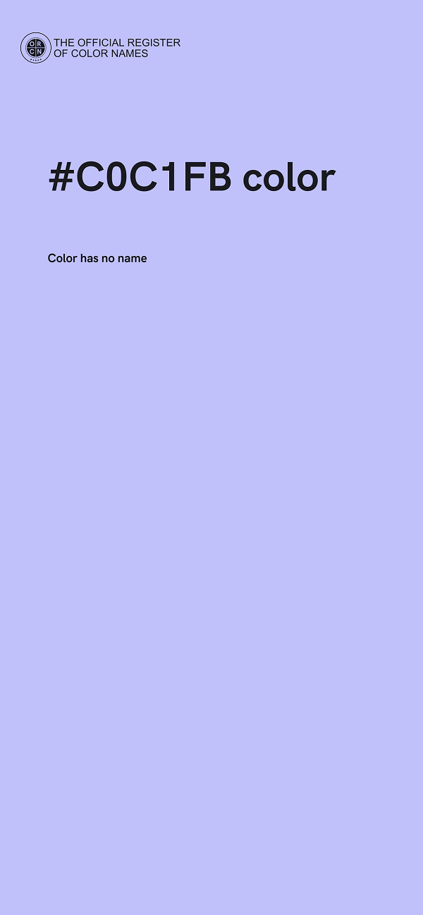 #C0C1FB color image