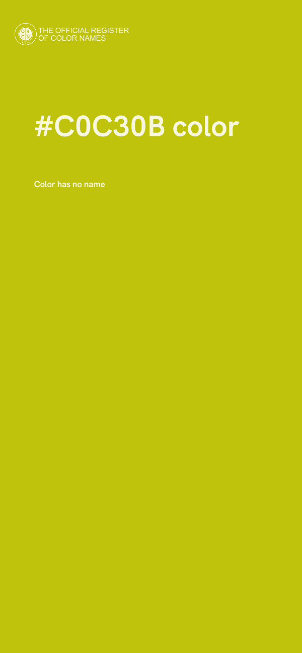 #C0C30B color image