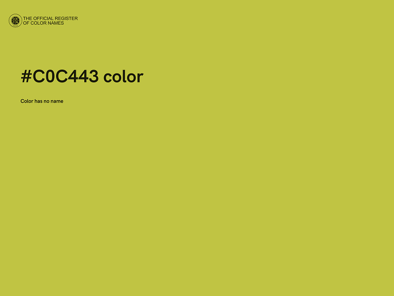 #C0C443 color image