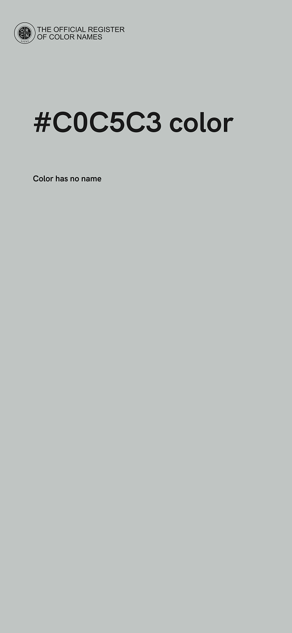 #C0C5C3 color image