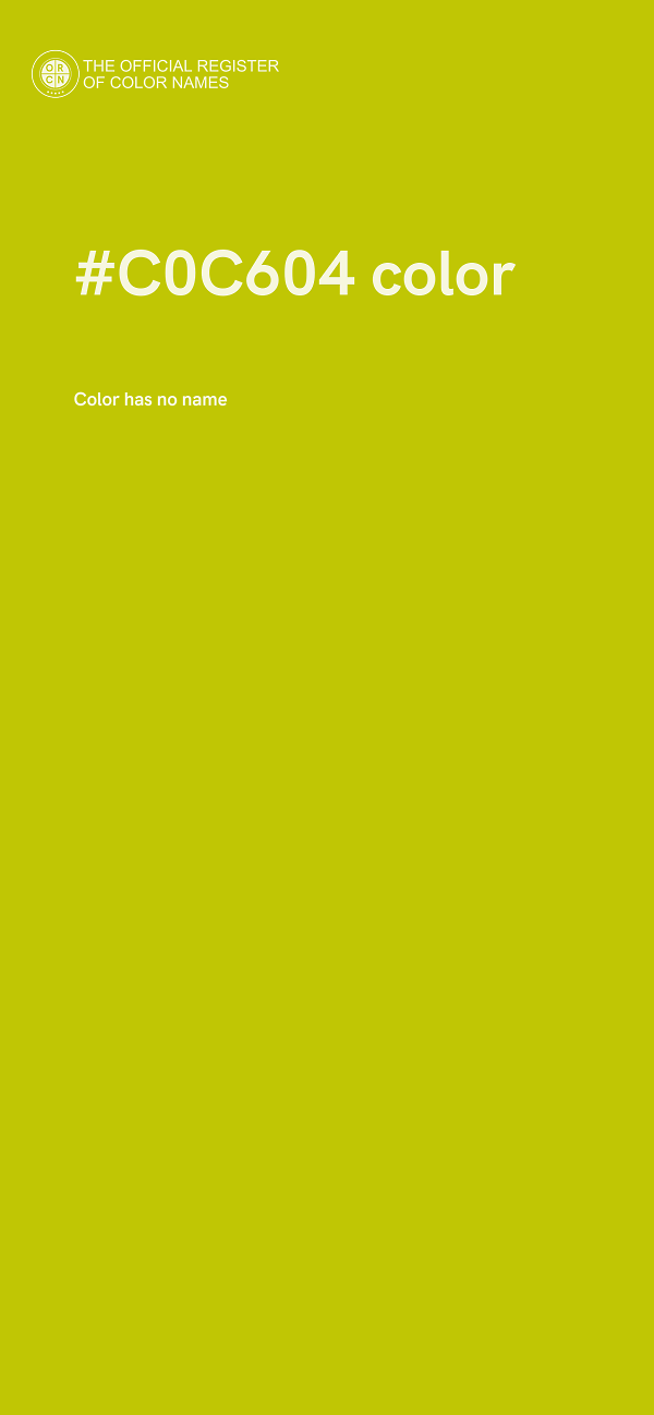 #C0C604 color image
