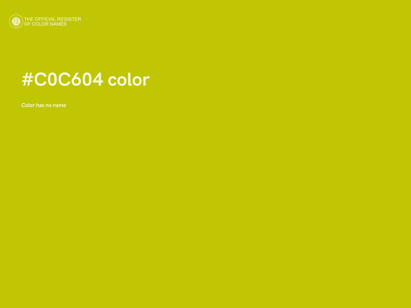 #C0C604 color image