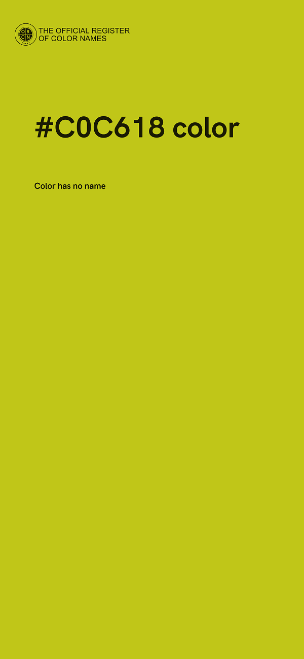 #C0C618 color image