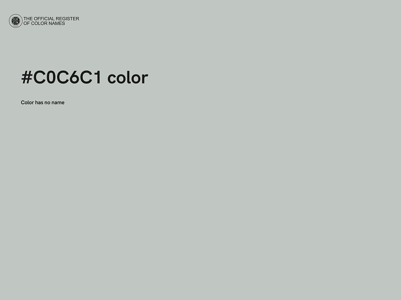 #C0C6C1 color image