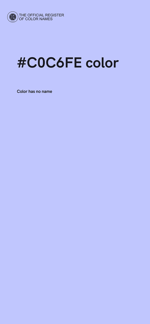 #C0C6FE color image
