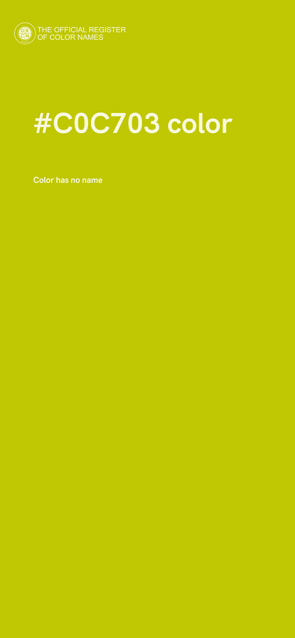 #C0C703 color image