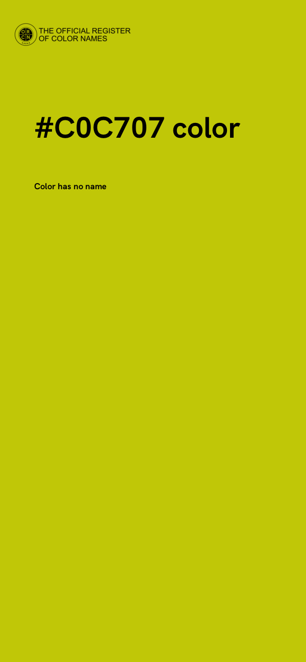 #C0C707 color image