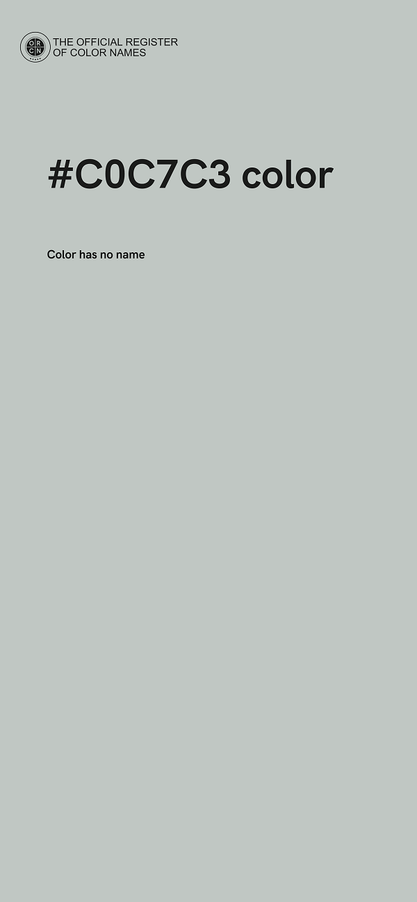 #C0C7C3 color image