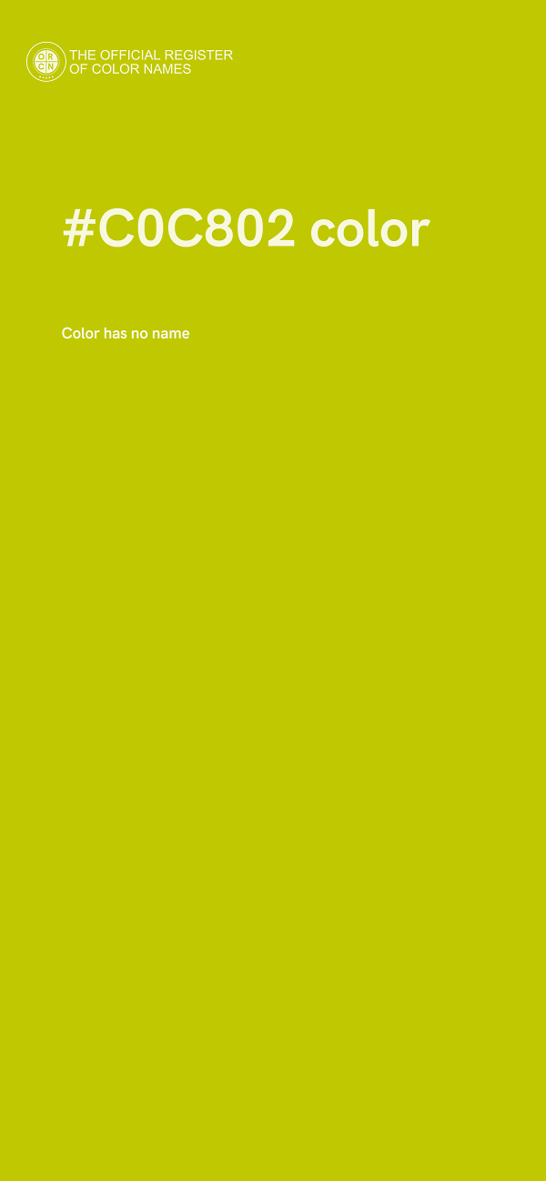 #C0C802 color image