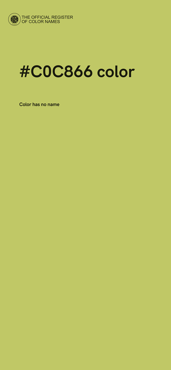 #C0C866 color image