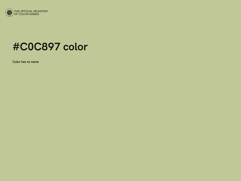 #C0C897 color image