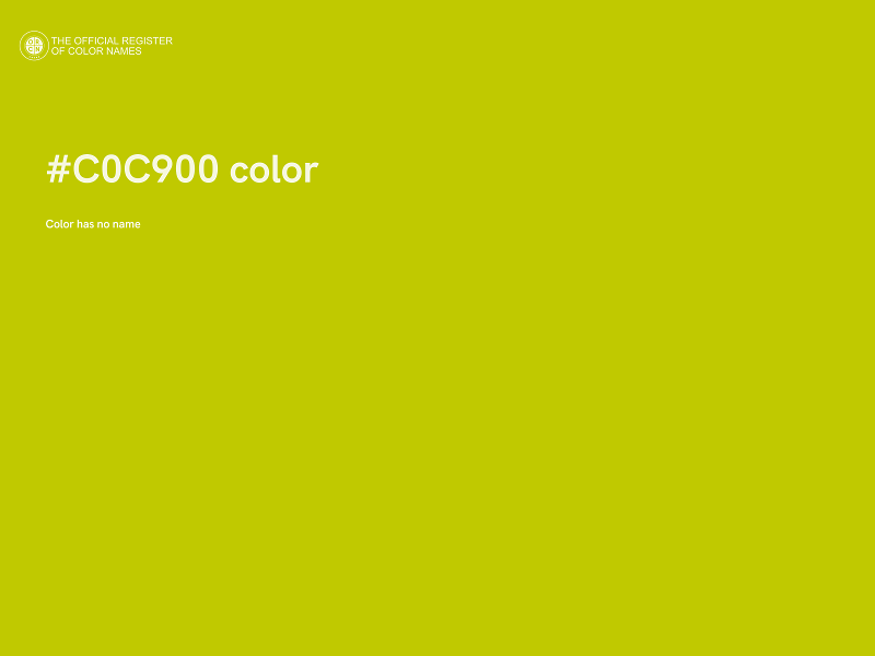 #C0C900 color image