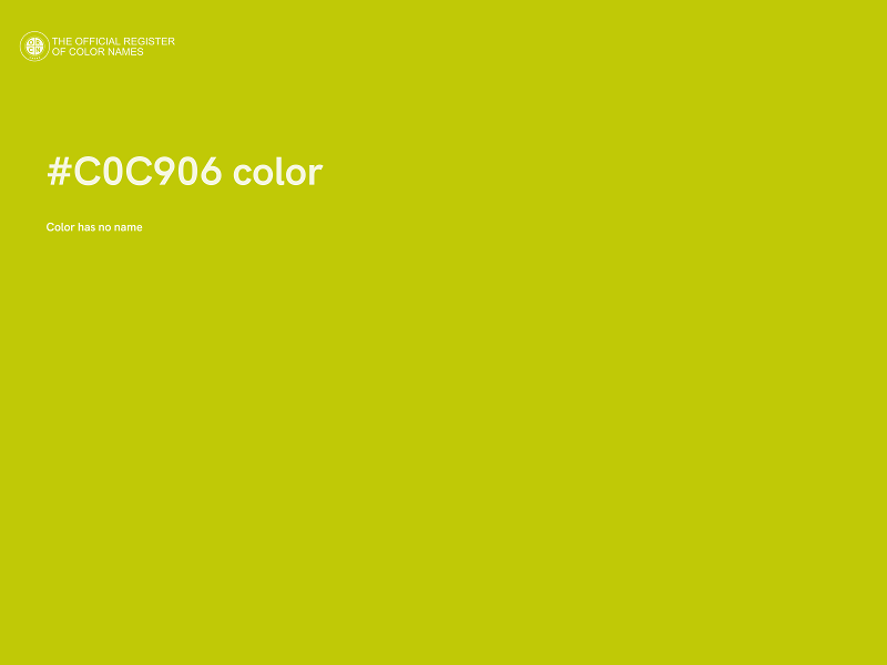 #C0C906 color image