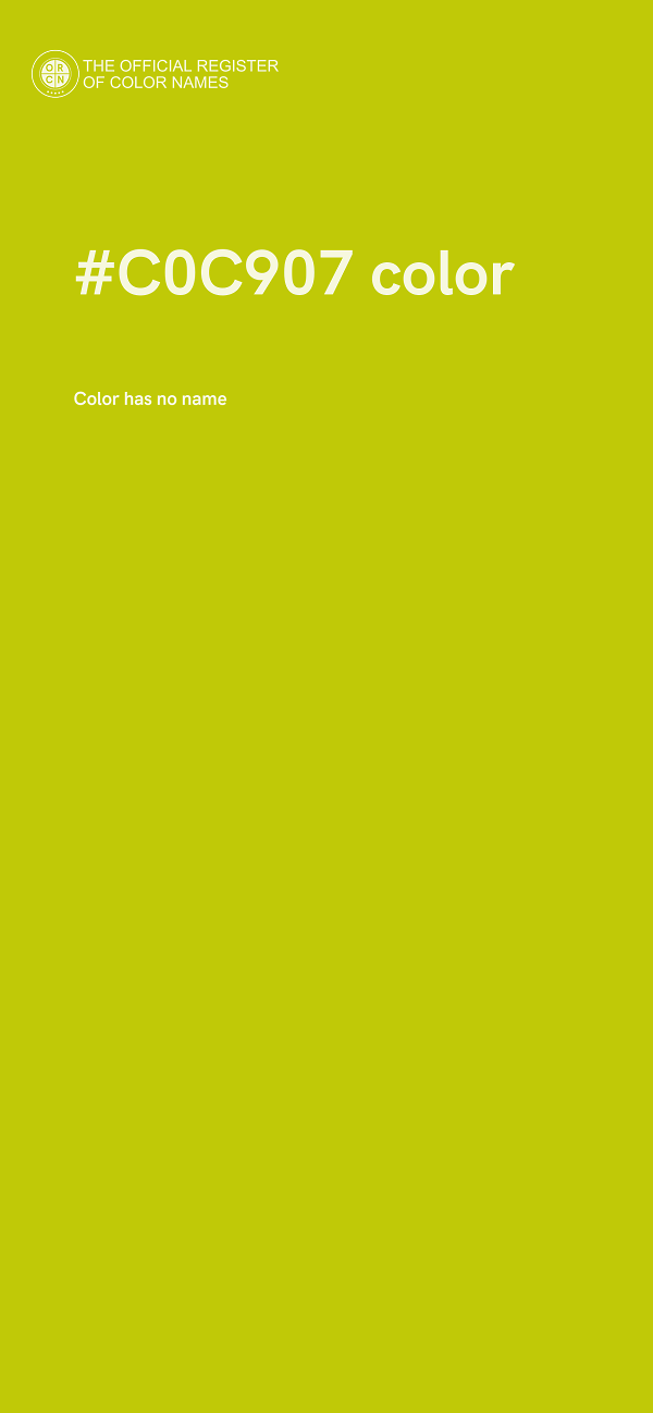 #C0C907 color image