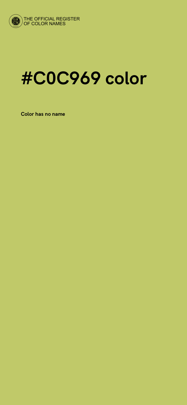 #C0C969 color image