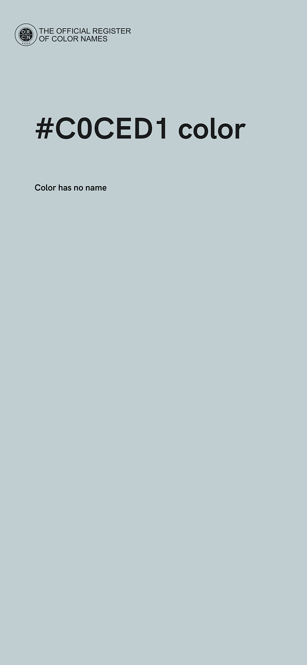 #C0CED1 color image