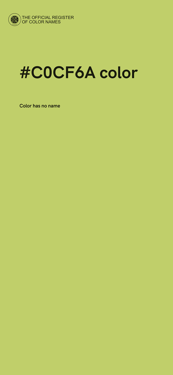 #C0CF6A color image