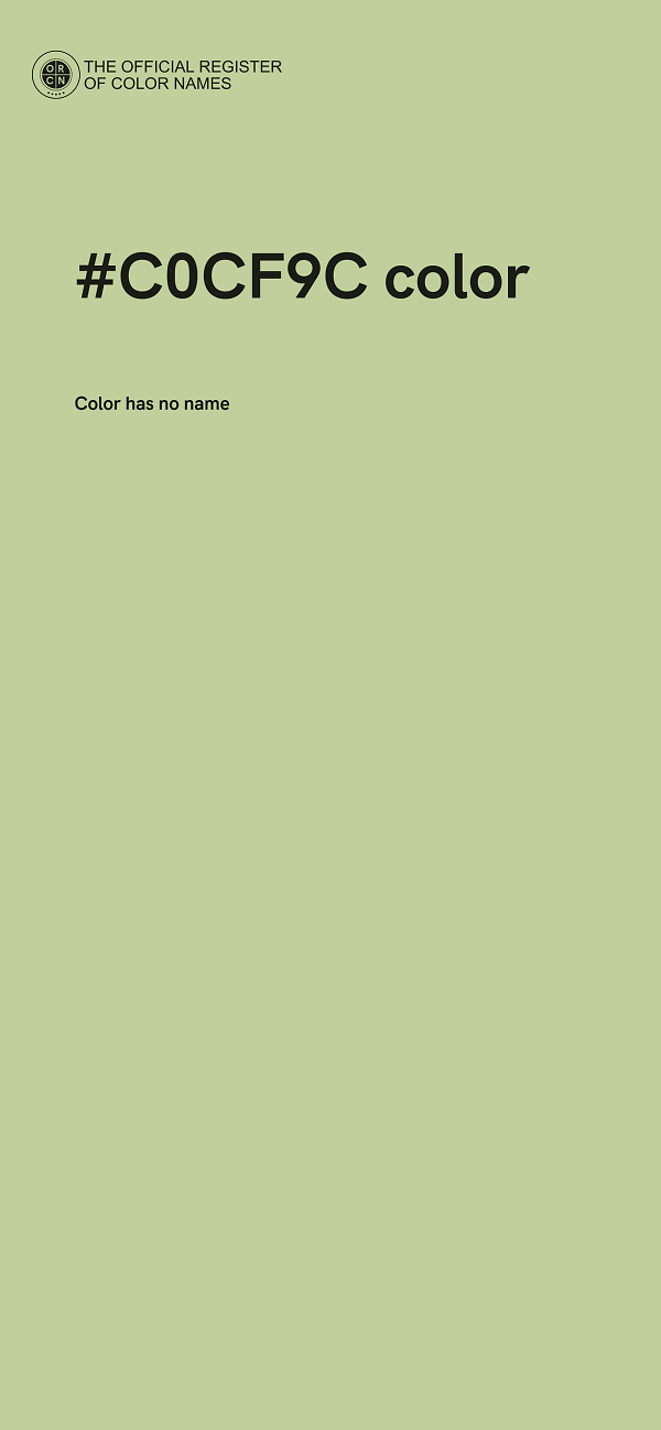 #C0CF9C color image