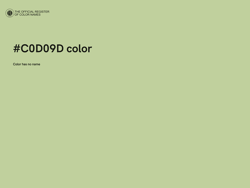 #C0D09D color image