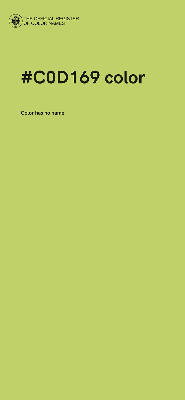 #C0D169 color image