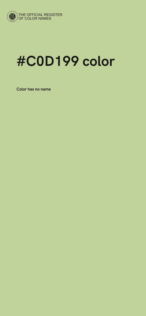 #C0D199 color image