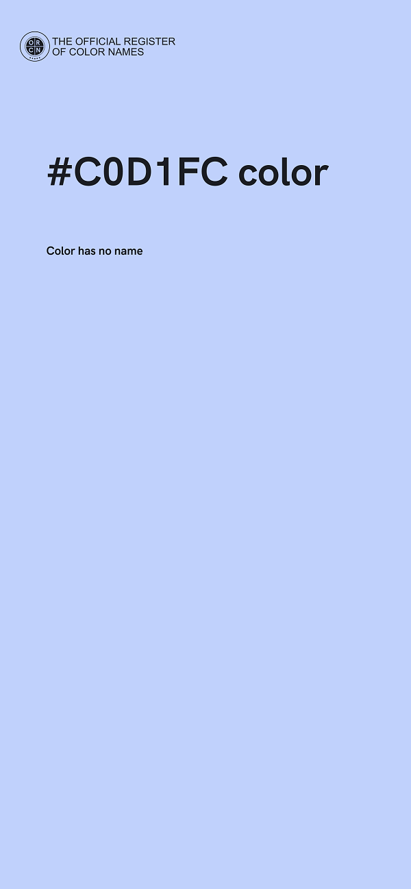 #C0D1FC color image